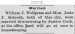 William J and Josephine Wolfgram William J and Josephine Wolfgram