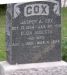 Jasper and Eliza Cox Tombstone
Jasper and Eliza Cox Tombstone