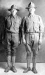 Fred and Bill Thompson in the Army.
Fred and Bill Thompson in the Army.